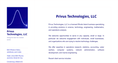 Desktop Screenshot of privustech.com